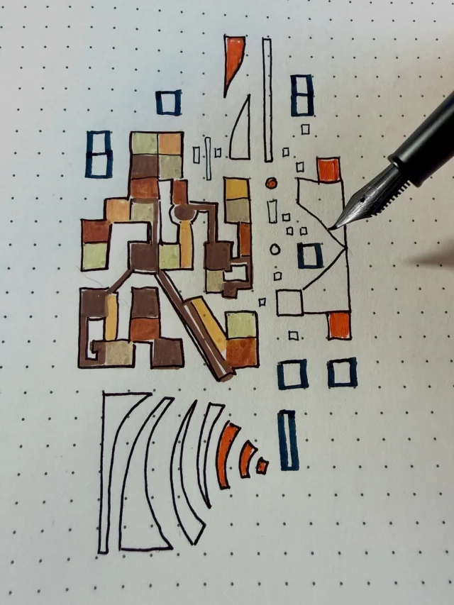 Mini #StressDoodle #StressDoodling