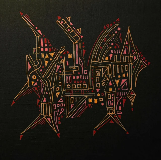 There was a time I didn't like gellyroll pens much. Now I do 😊 #StressDoodle #StressDoodling @gellyrollph