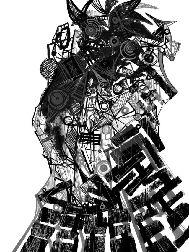 Digital ink… I need it to be less reliable. Like my fountain pens. #StressDoodle #StressDoodling